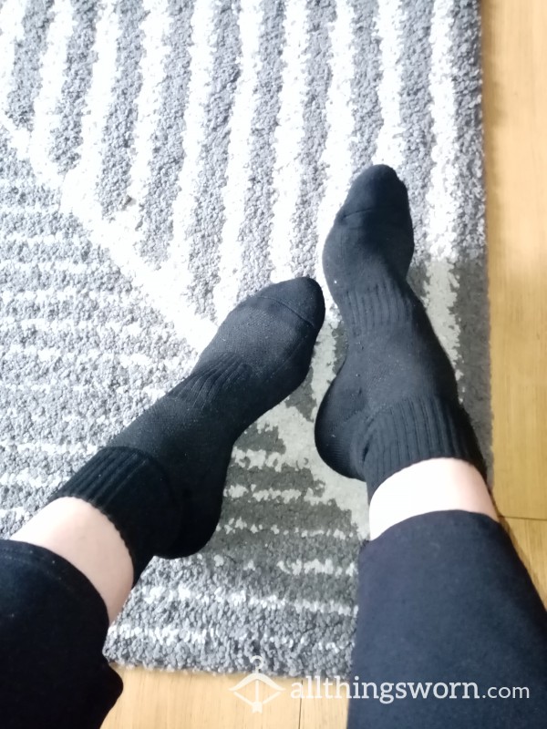 Sweaty Black Work Socks