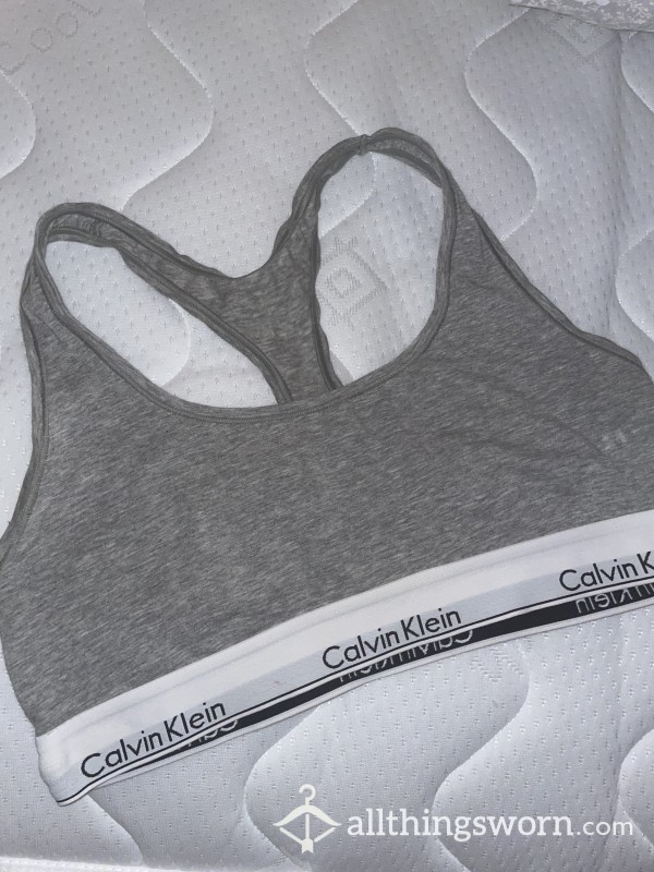 Sweaty Calvin Klein Sports Bra