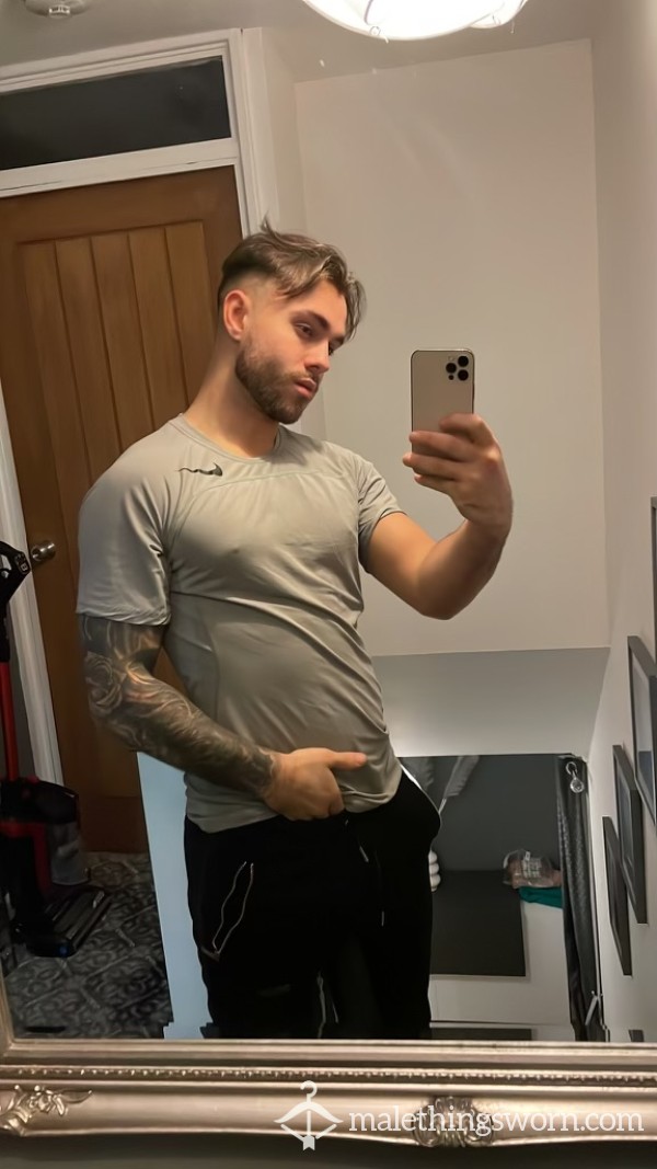 Sweaty Gym Grey Nike Tshirt