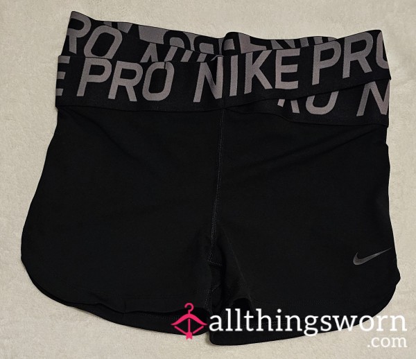 Sweaty Nike Pro Spandex Shorts