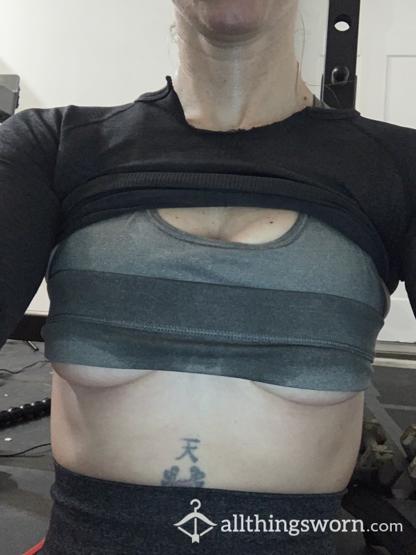 Sweaty Nike Sports Bra