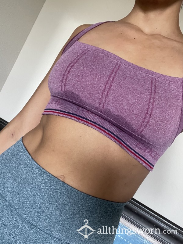 Sweaty Post Workout Sport Bra