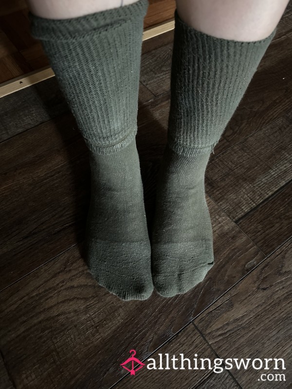 Sweaty Pungent Military Socks Worn 9 Hours Outside