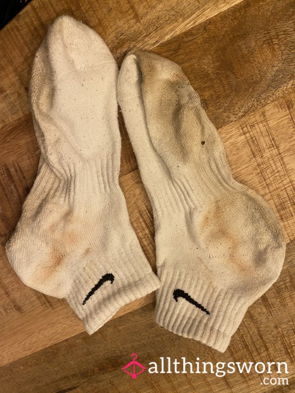 Sweaty Tennis Practice Socks