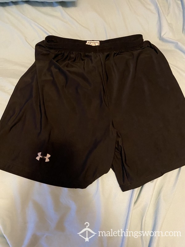 SWEATY Under Armour Workout Shorts SWEATY