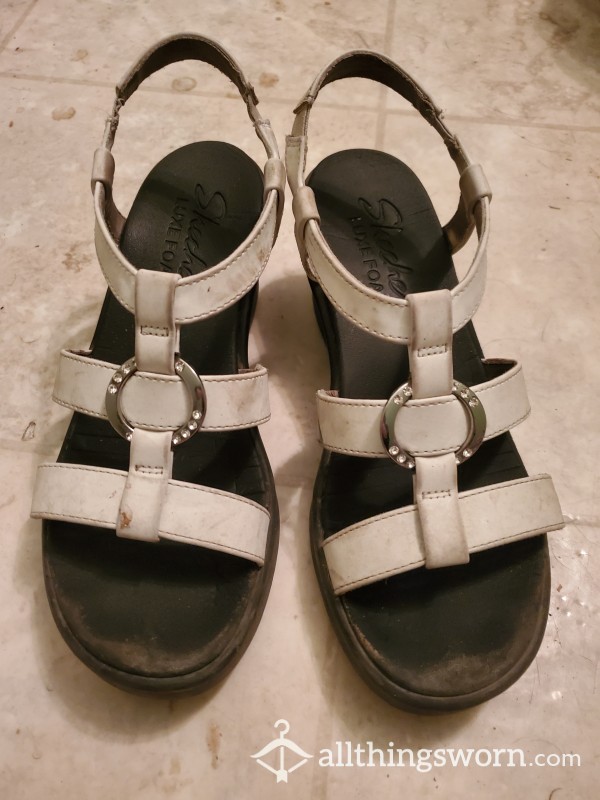 Sweaty Wedge Sandals