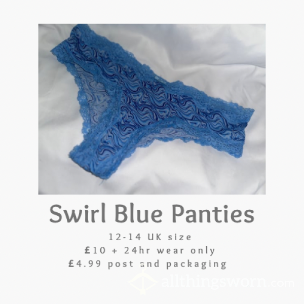 🩵💙Swirl Blue Panties💙🩵