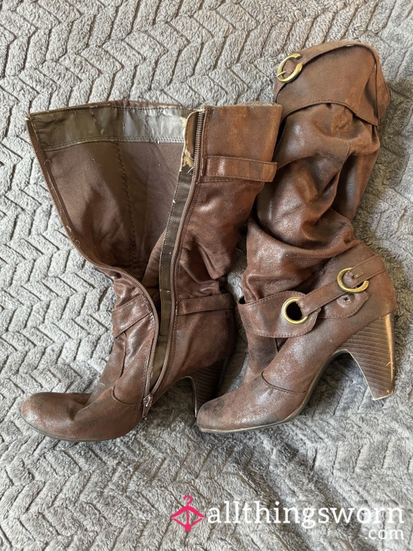 Tall Zipper Boots