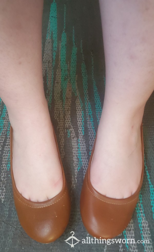 Tan Ballet Flats