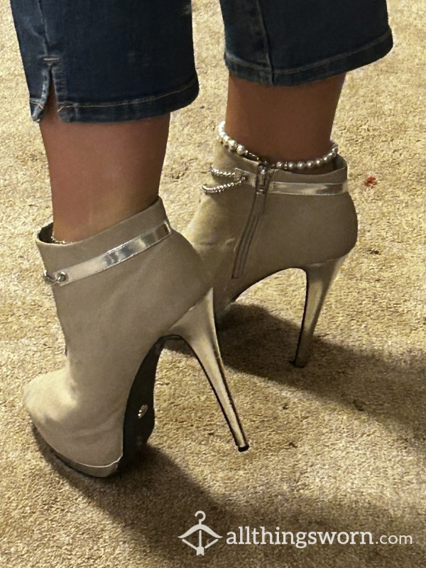 Tan Boot Heels