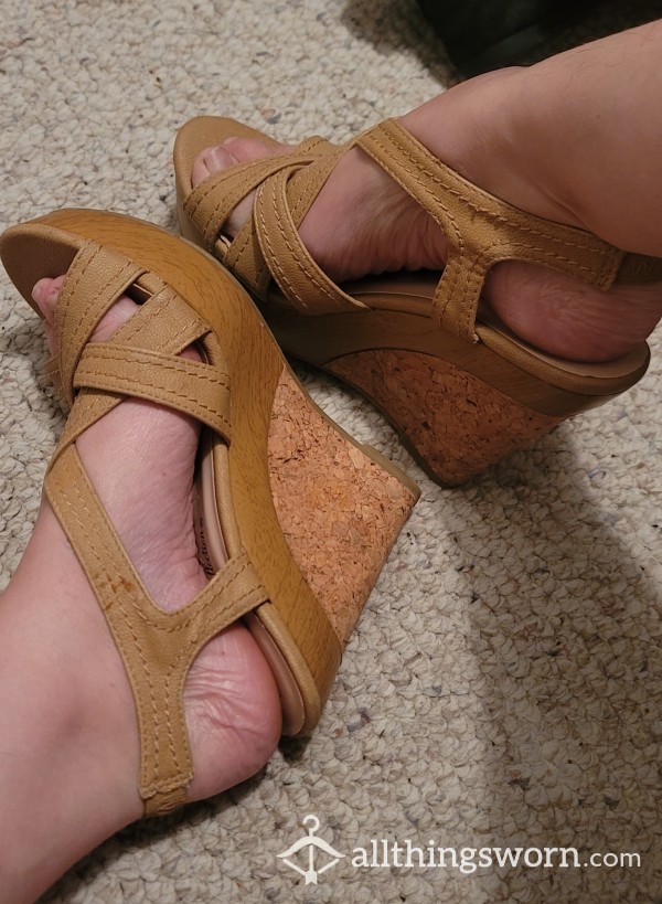 Tan Wedges