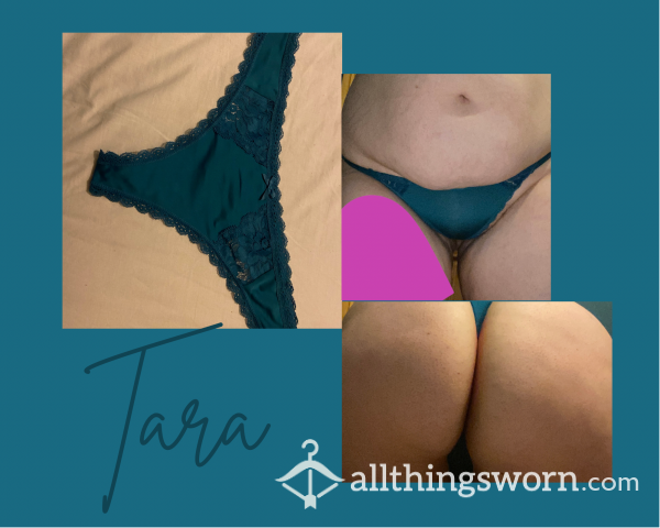 “Tara” Dark Teal Thong