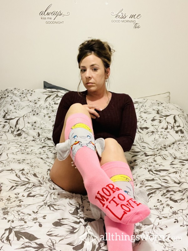 Teasing You With My S**y Long Socks.