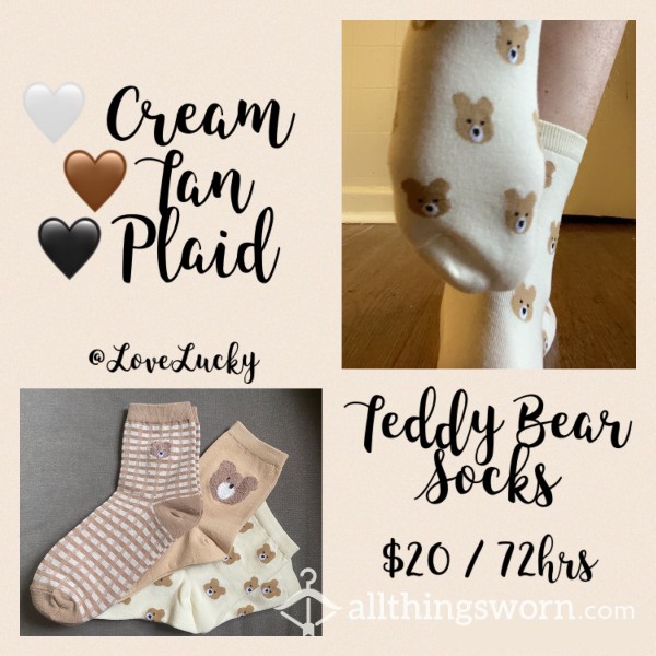 Teddy Bear Socks