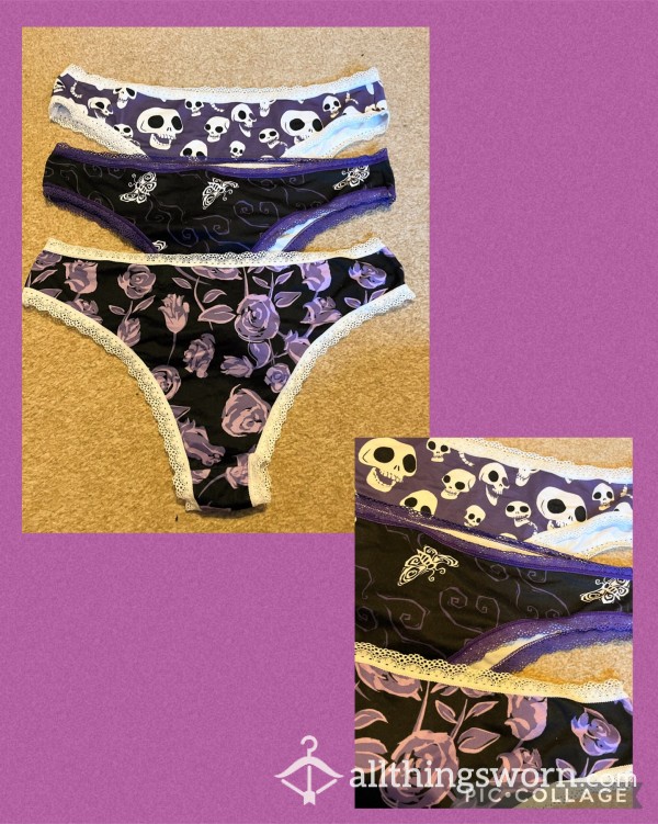 The Corpse’s Bride Theme Panties 💀💖