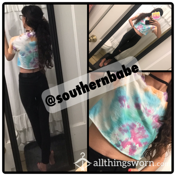 Tie Dye Crop Top T-shirt