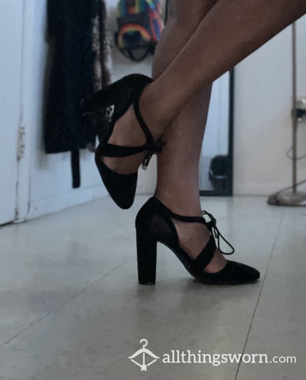 Tie Up High Heels