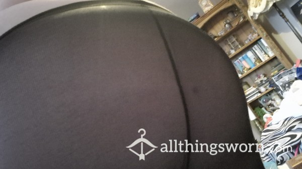 Tights Worn For 24 Hours On Bbw With Big A**, No Panties