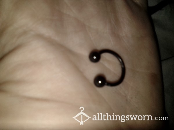 T*tanium Nipple Rings Worn For Well Over A Year