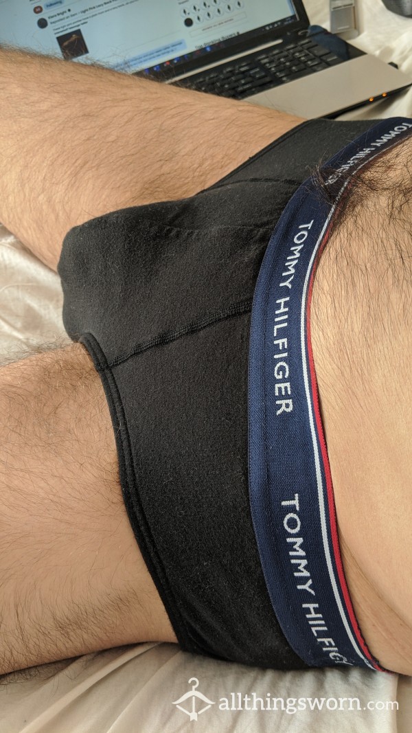 Tommy Hilfiger Black Mens Briefs