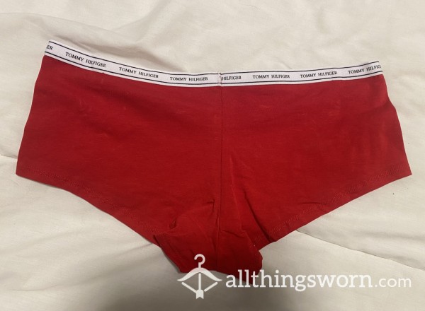 Tommy Hilfiger Red Boyshorts