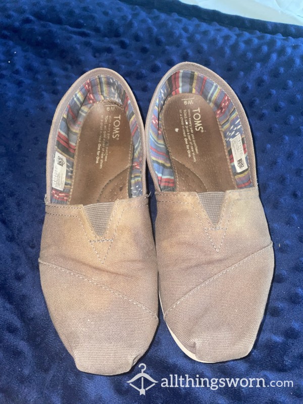 Toms Grey Canvas Shoes