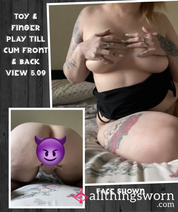 Toy & Finger Play Till C*m Front & Back View