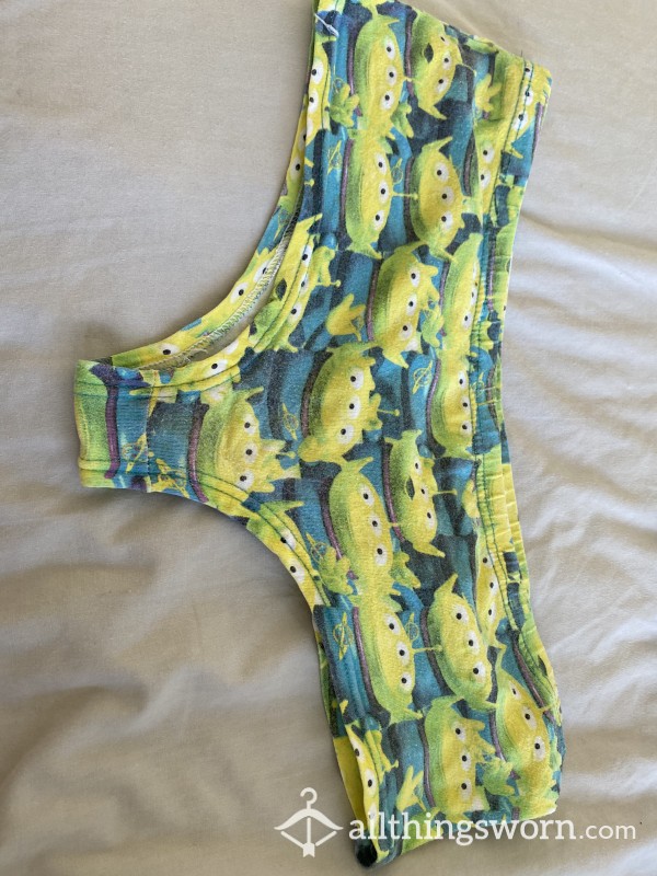 Toy Story Alien Brief Panties! Well Worn 😘