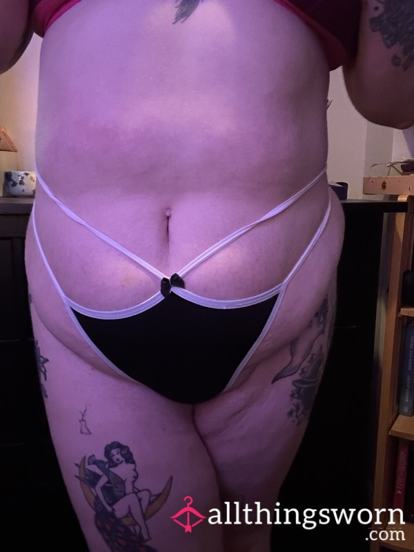 “Tuxedo” Thong