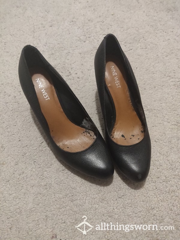 US Size 6 Black Nine West Heels