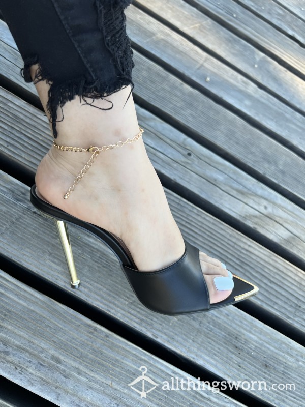 Used Black High Heels