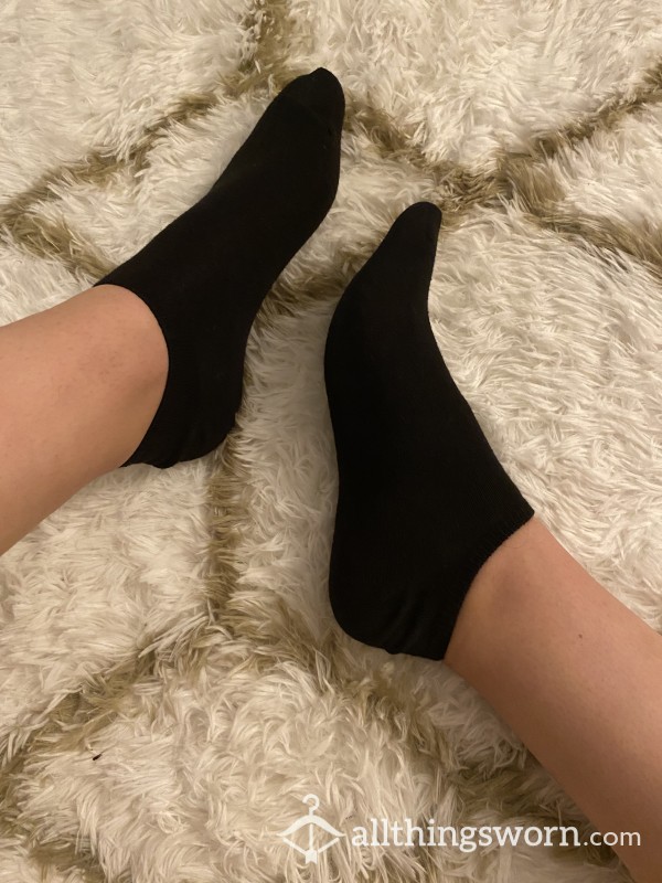 Used Black Socks