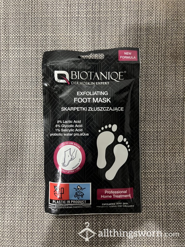 Used Foot Mask