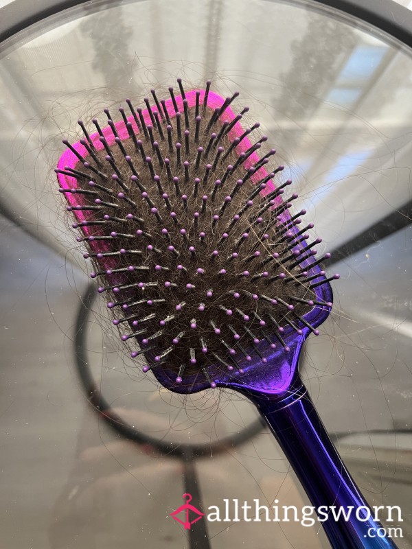 Used Hair Brush W/ Lots Of Hair