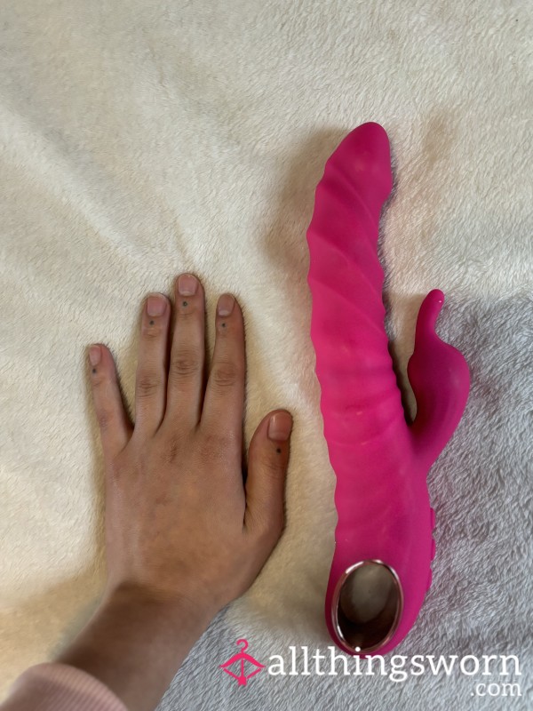 Used Hot Pink S**y Vibrating Di**o S** Toy