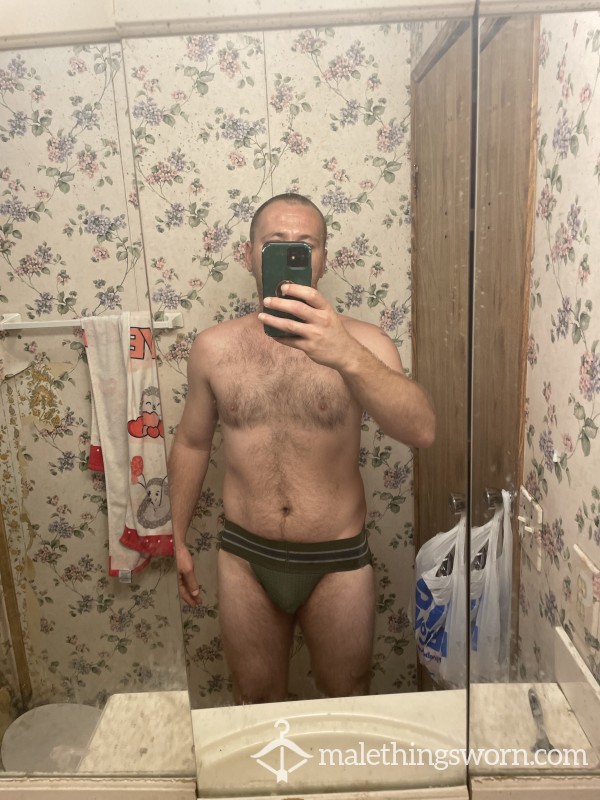 Used Men Green Jock