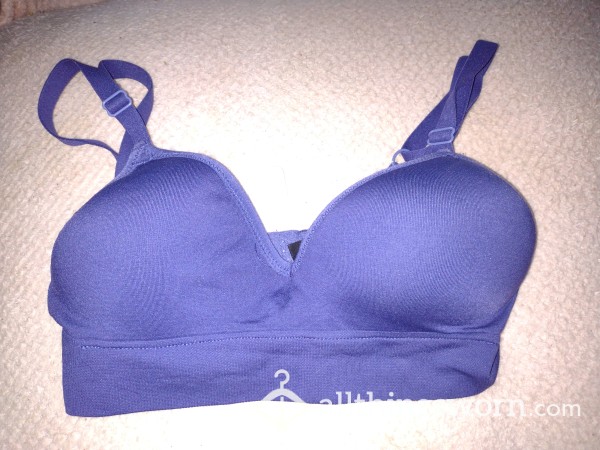 Used Navy Blue/purple Bra