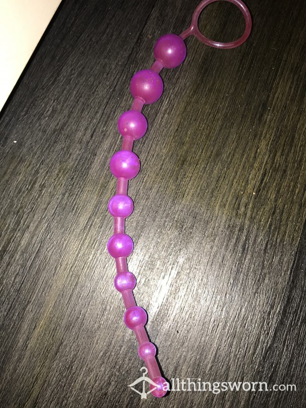 Used Purple A**l Beads