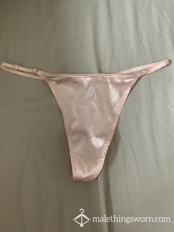 Used Satin Thong