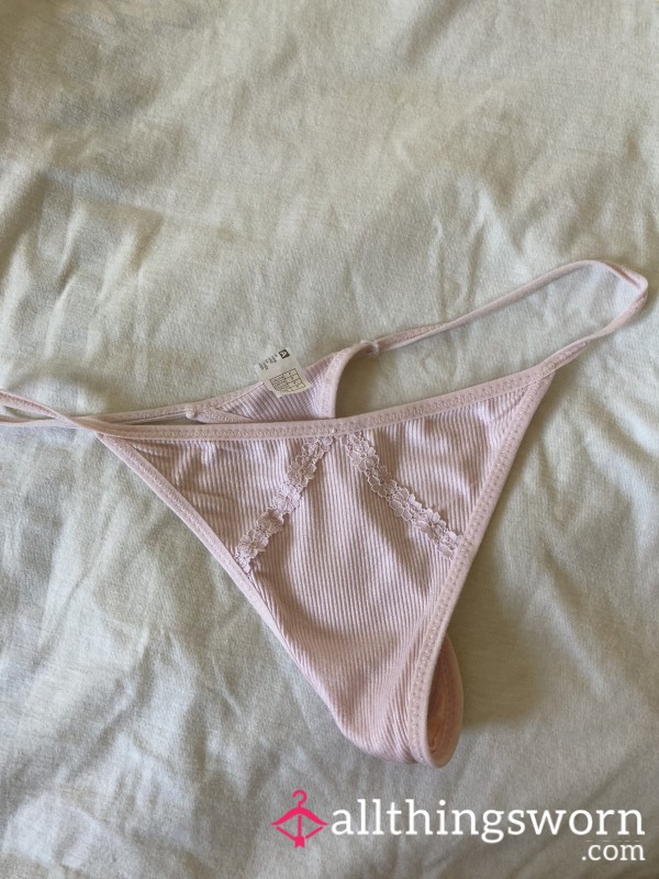 Used Smelly And Sweaty G String Thong | Tanga De Hilo Usado Maloliente Y Sudoroso