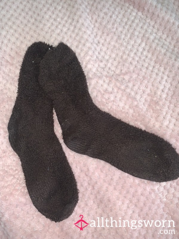 Used Sweaty Fluffy Socks