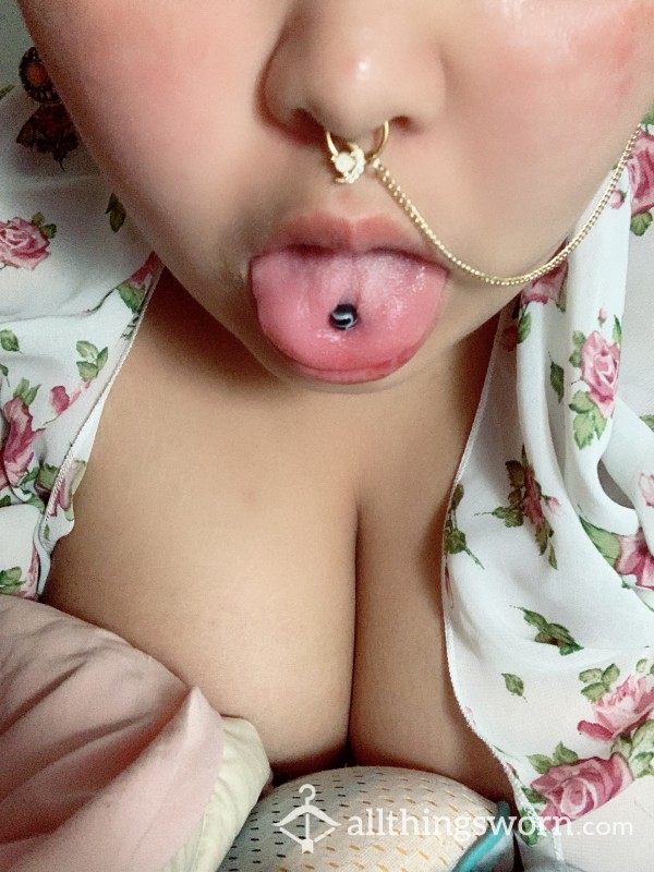 Used Tongue Peircing