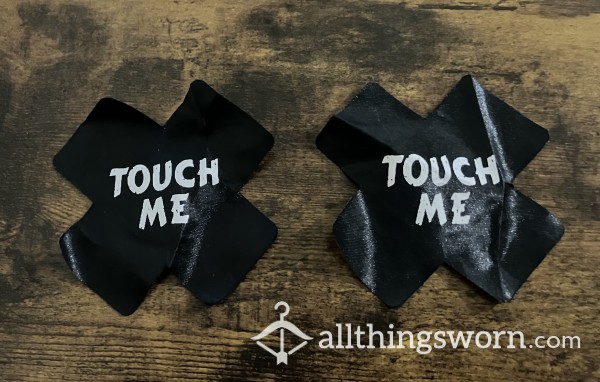 Used “Touch Me” T*tty Pasties - Includes US Shipping - Find Out Where They Were Worn - BDSM Play -