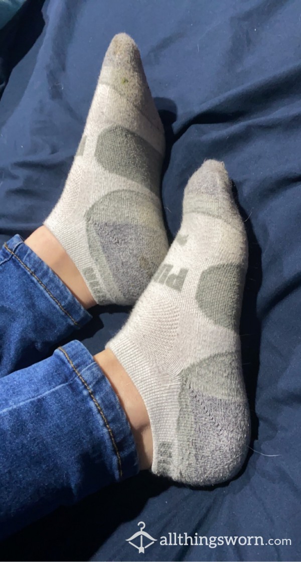 Used White Puma Socks