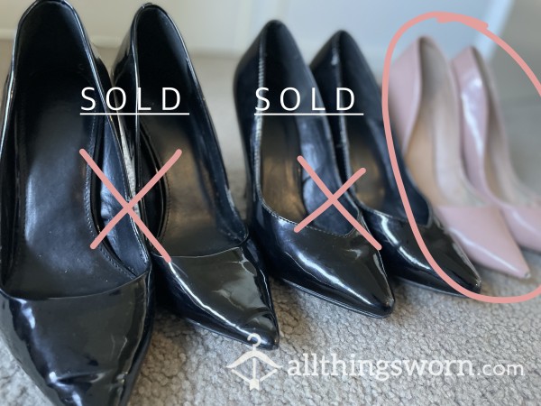 SOLD ✨ Used Worn Sweaty Office Stiletto Heels