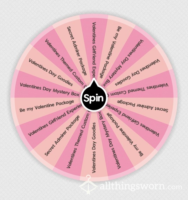 Valentines Day Purchase Wheel