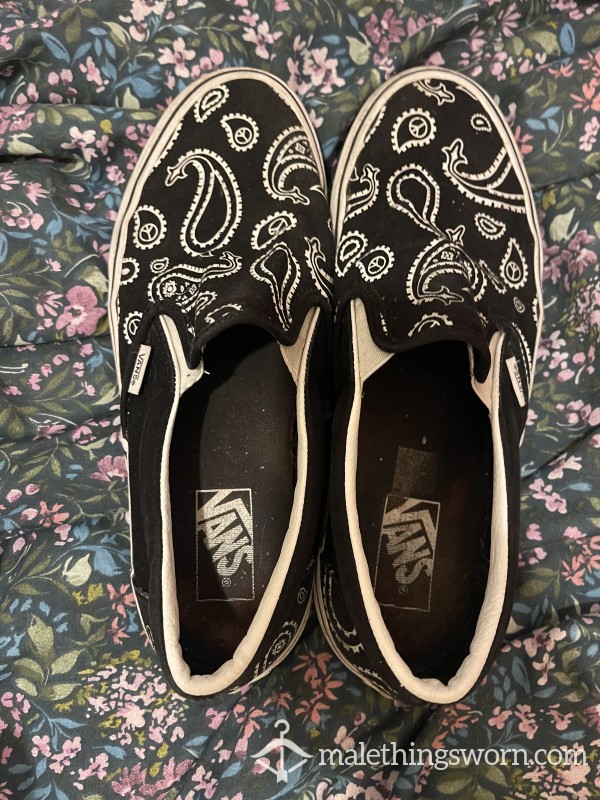 Vans (size 8uk) Paisley