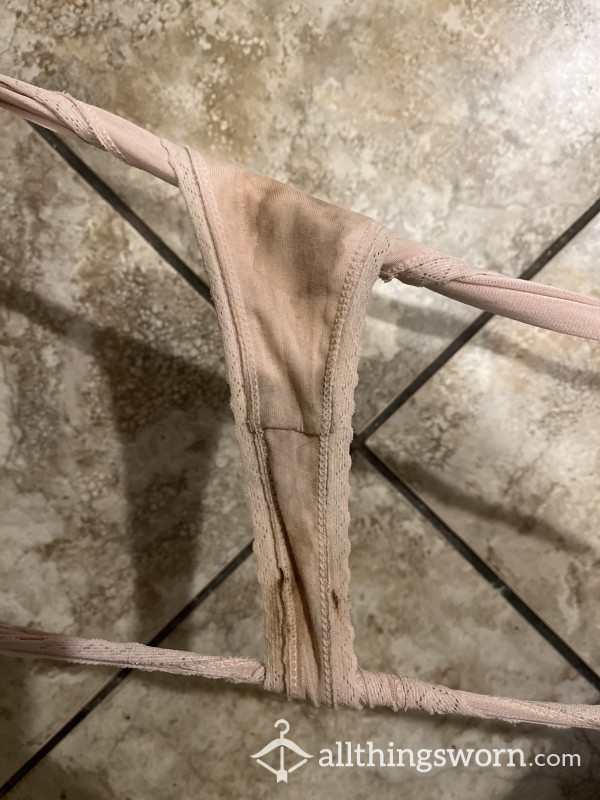 Very Dirty Peach Thong