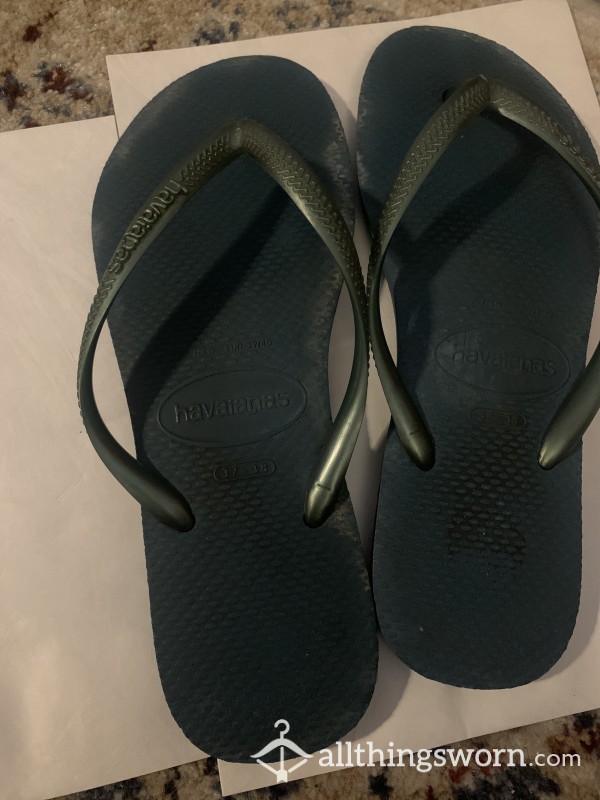 Very Sweaty Well Worn Sandals