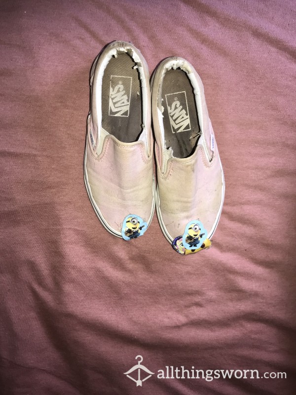 Very Used Pink Sneakers